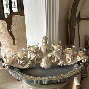NWT Lavish Home Ivory 21” French Inspired Candelabra